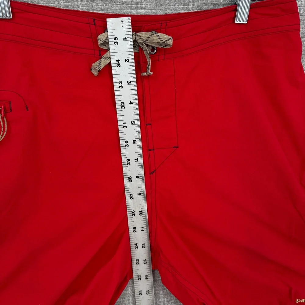 Patagonia Board Shorts Mens 33 Red Swim Trunks Outdoor Gorpcore